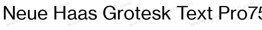Neue Haas Grotesk Text Pro75字体转换